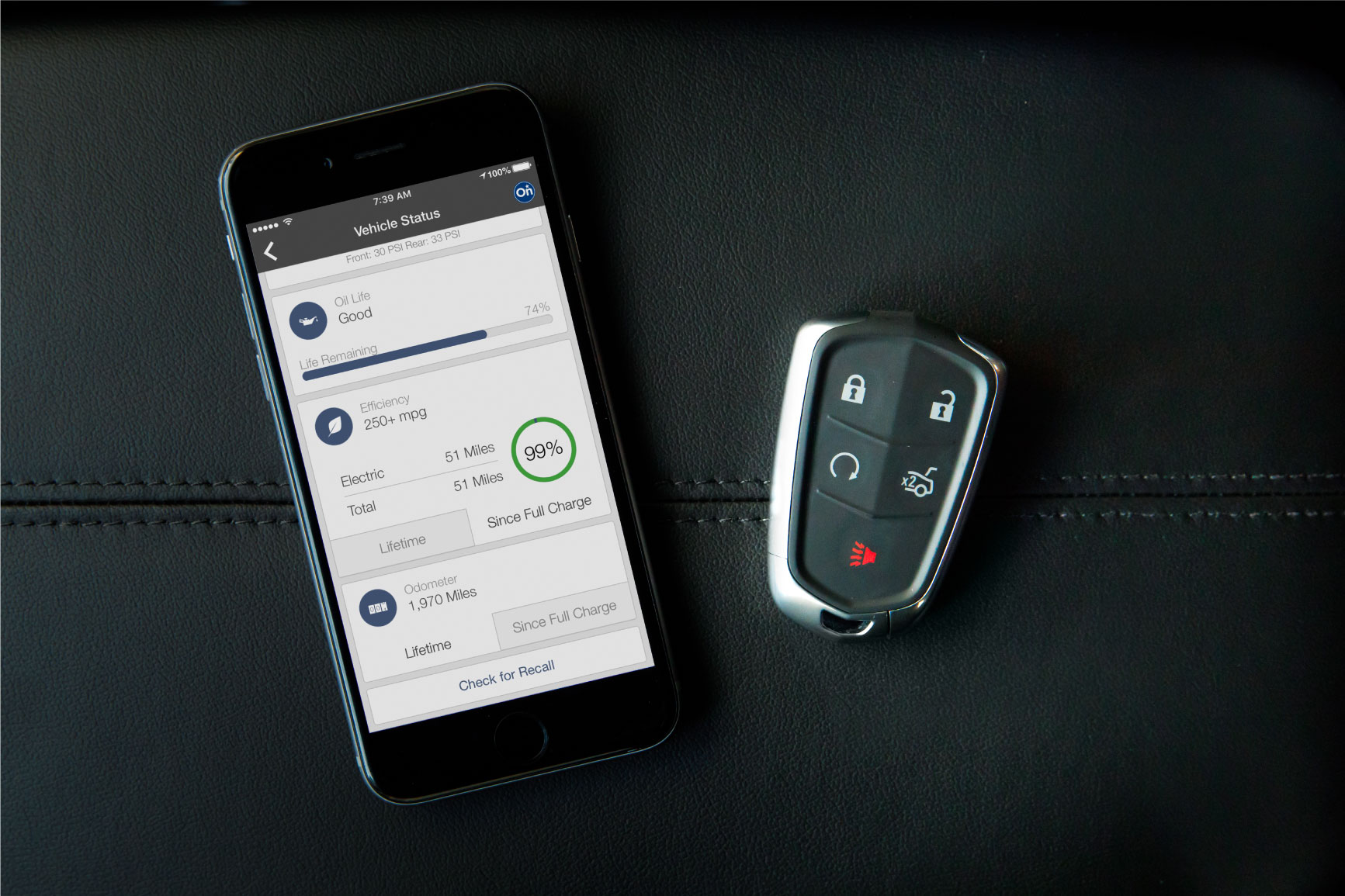 The car and phone has never had so much connectivity. The MyCadillac App offers convenient and seamless control of your vehicle from anywhere.
