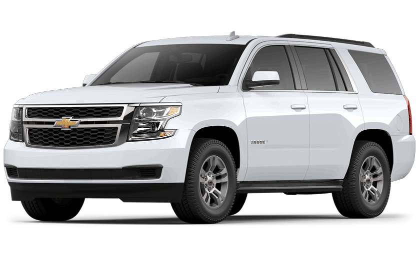 Chevy Tahoe in white