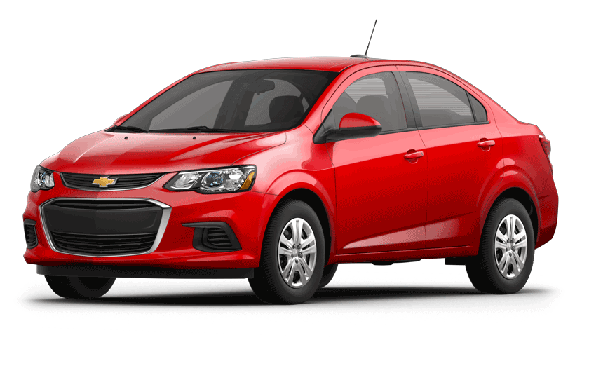 Chevy Sonic in red