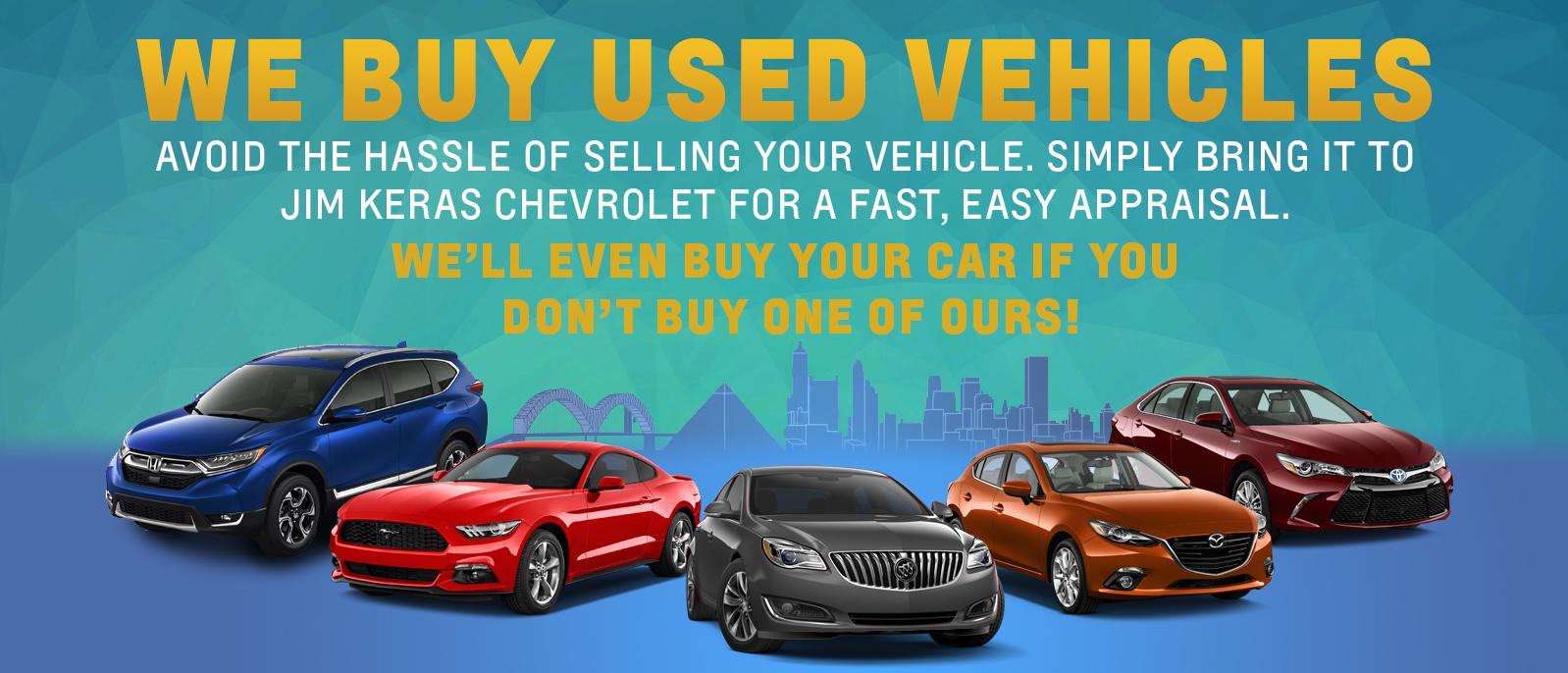 We Buy Used Cars!