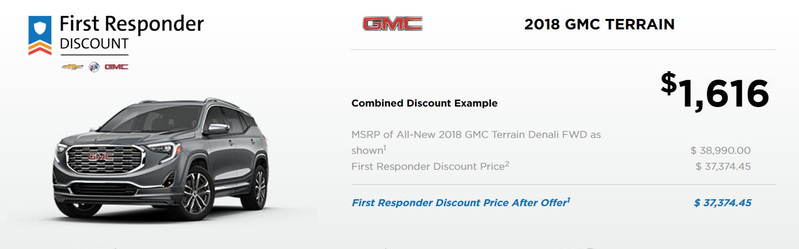 First Responder GMC Terrain Example Discount 