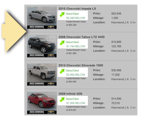 Used Cars in Hammond and Gonzales at Ross Downing Pre Owned