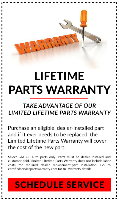 Lifetime Parts Warranty | Service Coupon