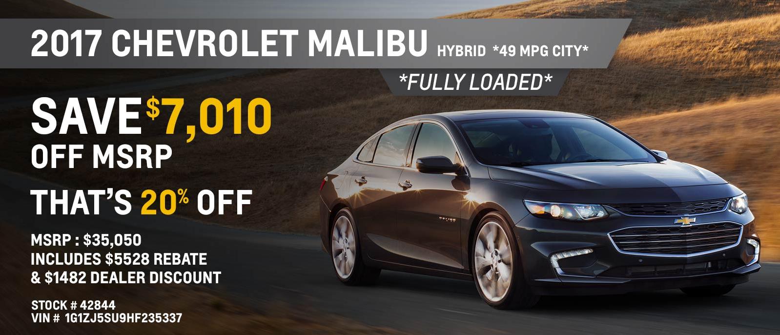Malibu - May offer