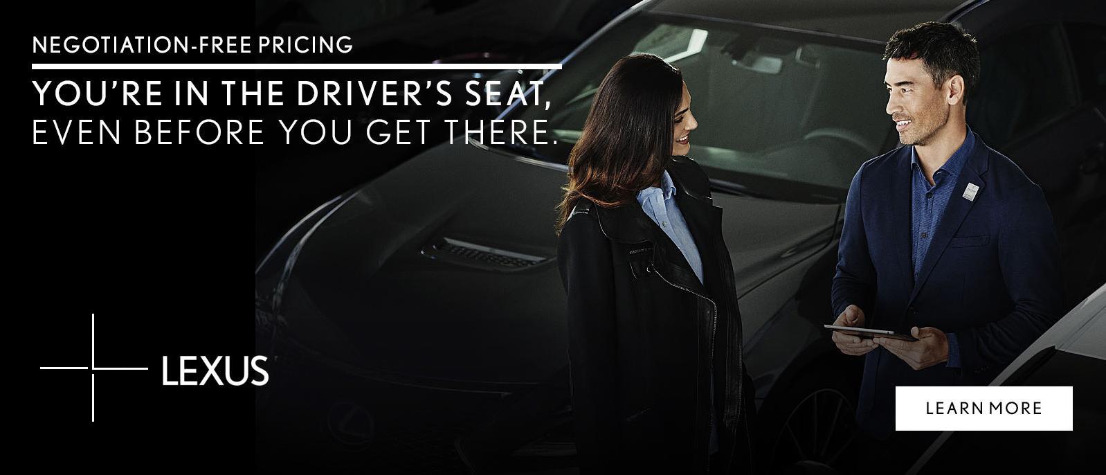 Negotiation-Free Pricing: You're in the driver's seat even before you get here.