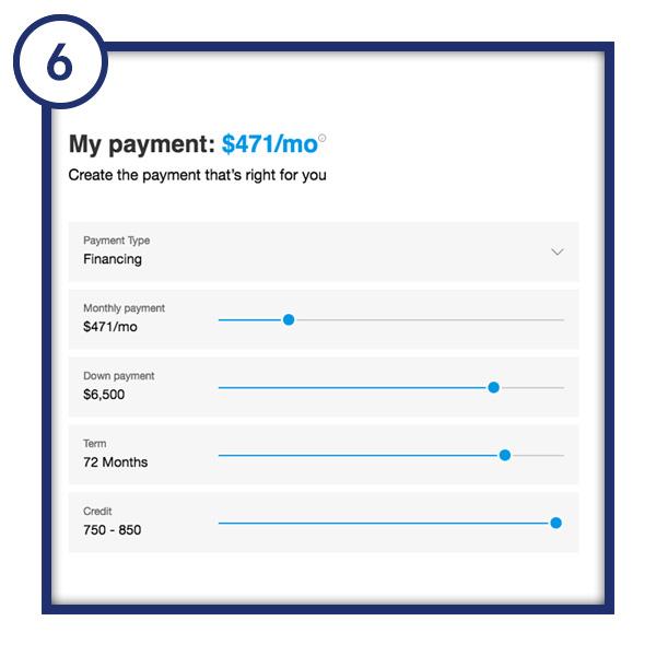Step 6 Create your ideal monthly payment
