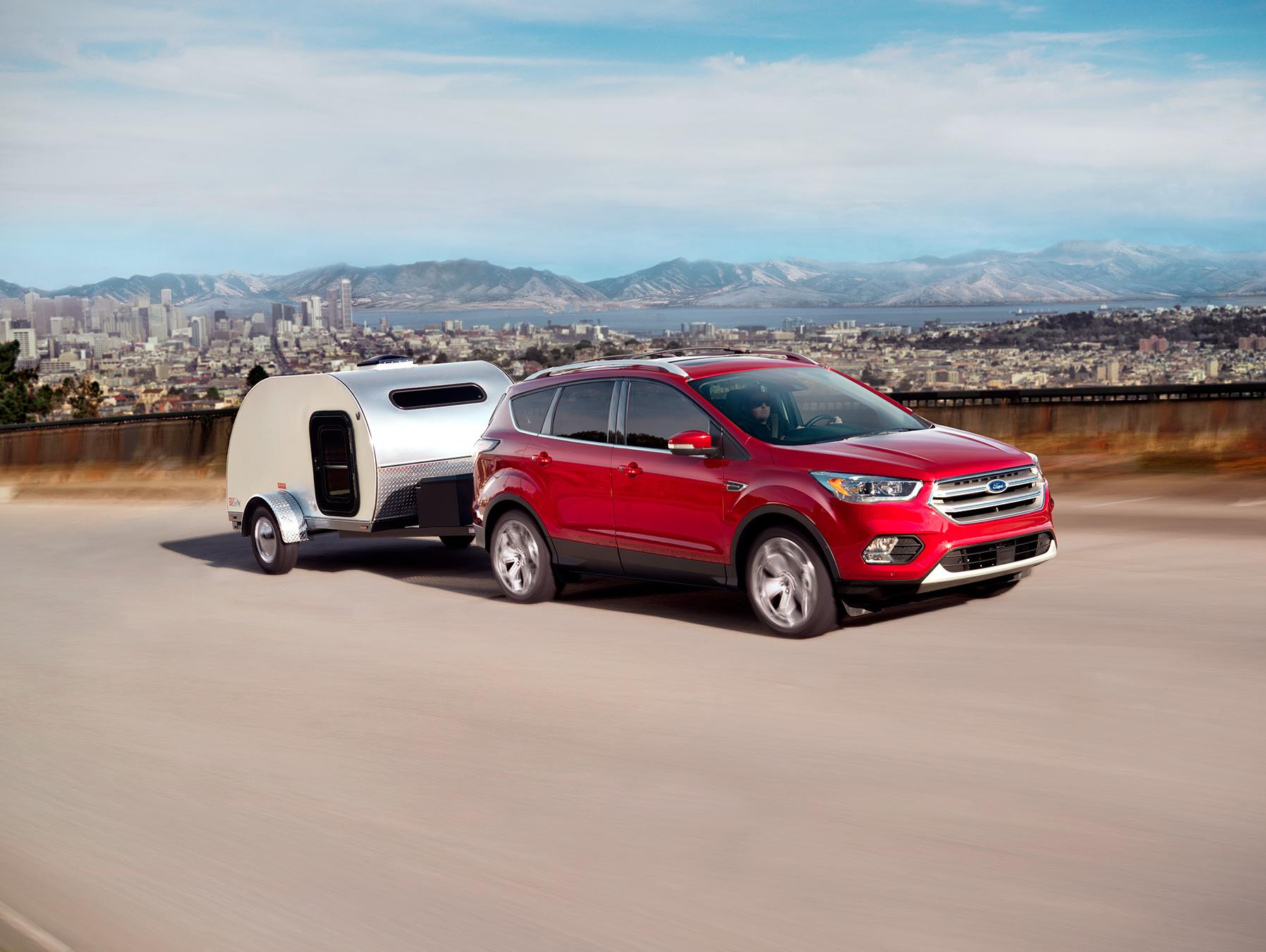2017 Ford Explorer equipped with towing rig