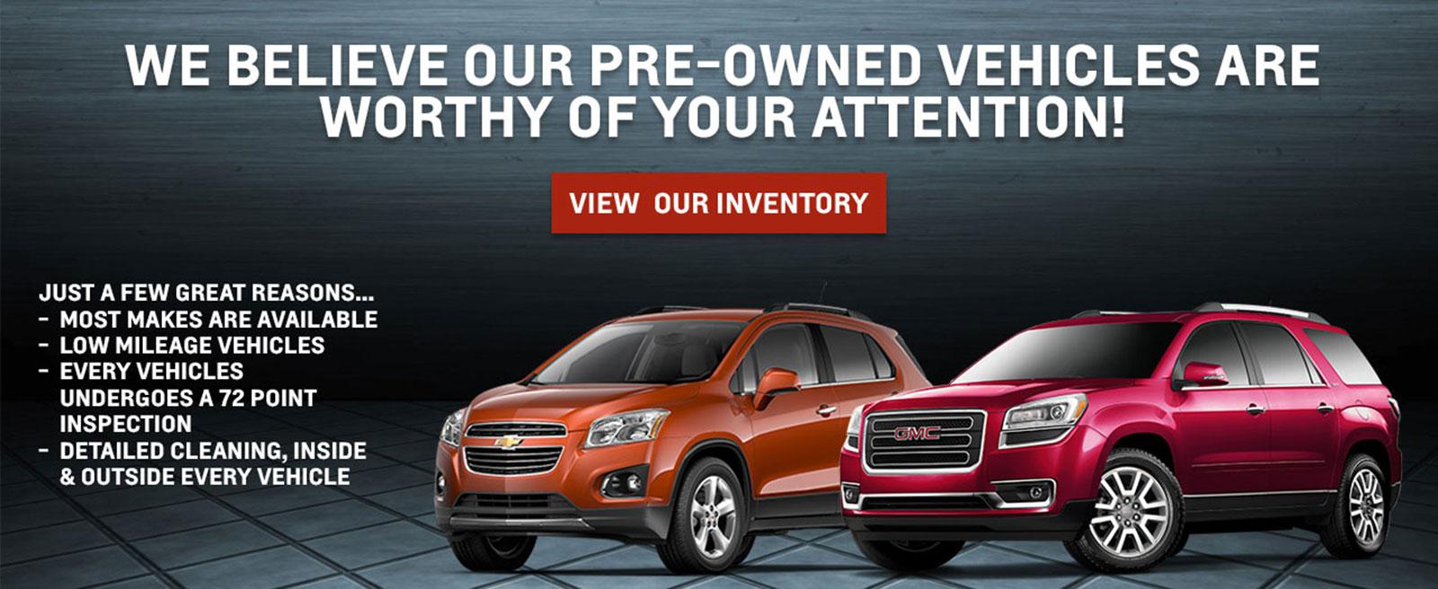 View Our Inventory of Pre-Owned Vehicles