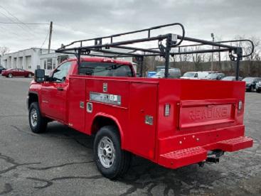 Red Utility Truck