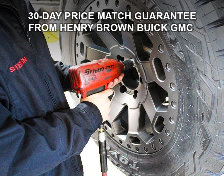 Henry Brown Tire Price Match 