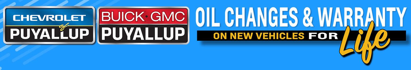 Oil Changes and Warranty for Life at Chevrolet Buick GMC of Puyallup