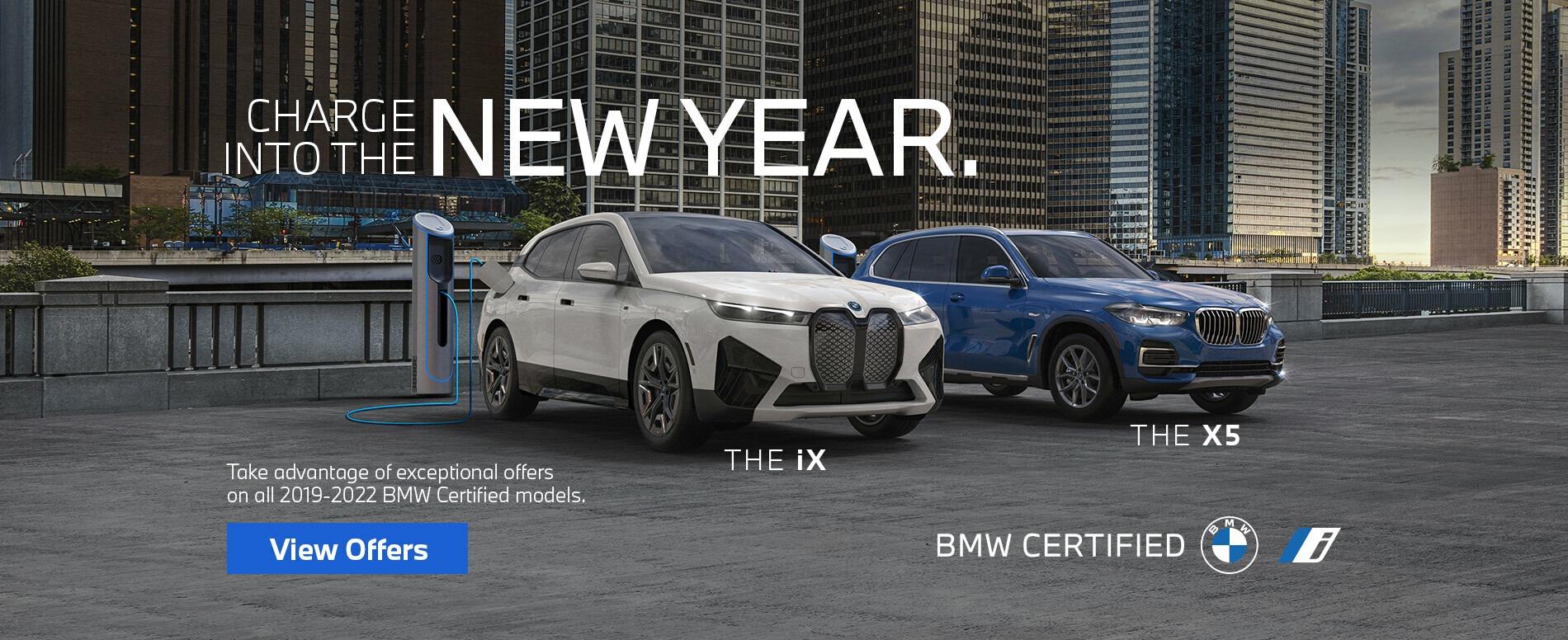 Take advantage of exceptional offers on all 2019-2022 BMW Certified models