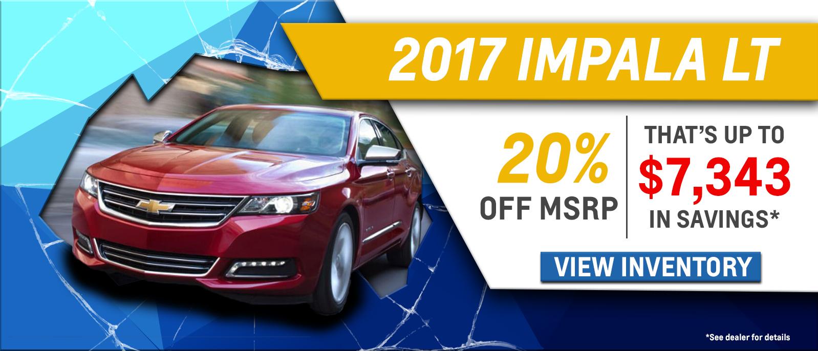 20% Off Impala LT!