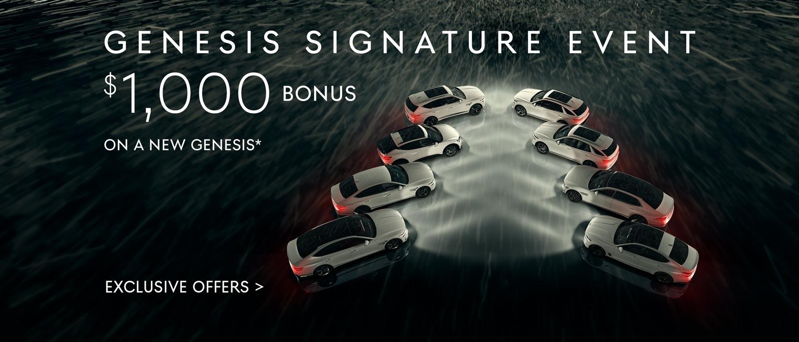 Genesis Signature Event