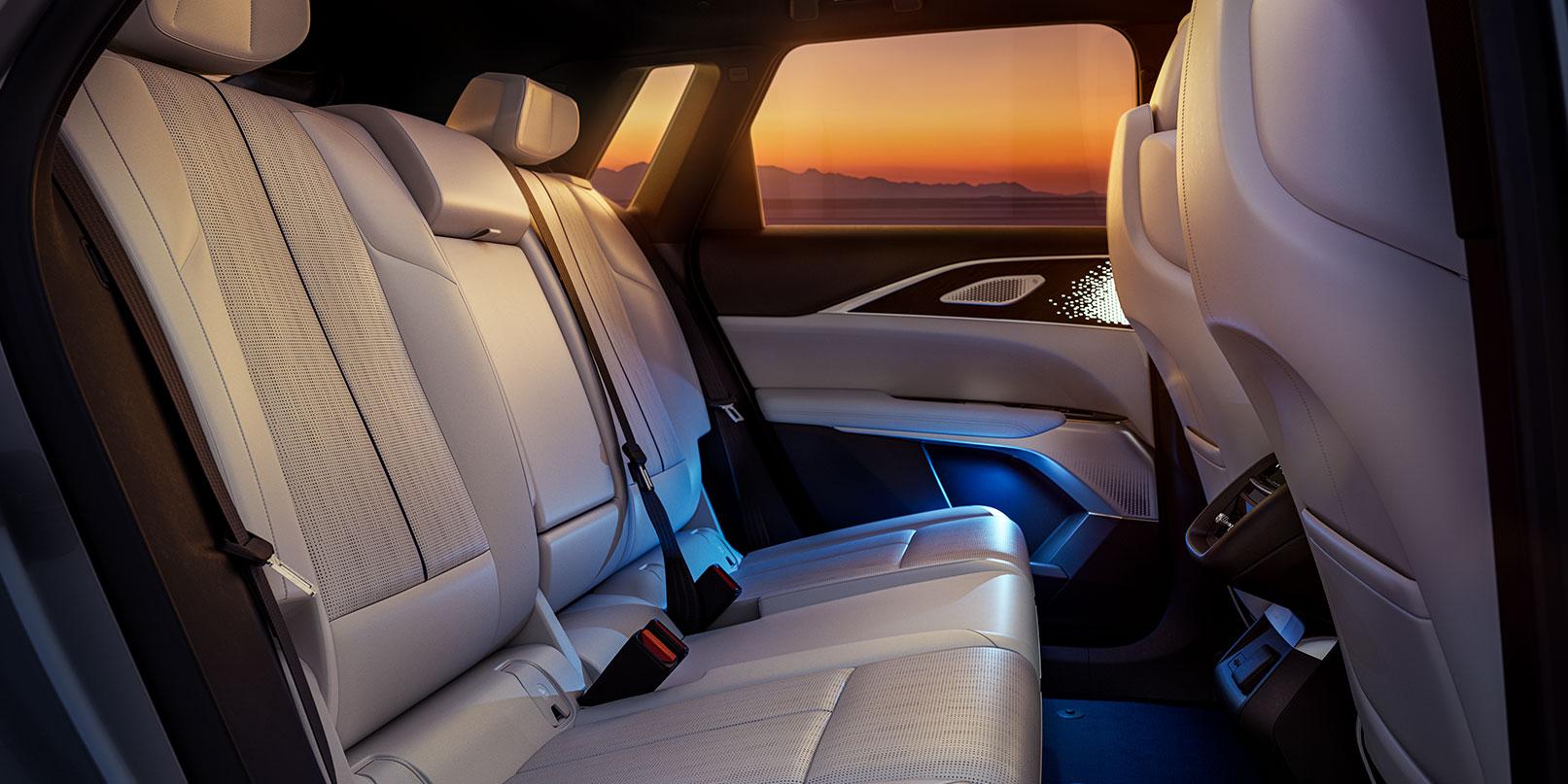 2023 Cadillac Lyriq interior rear seats