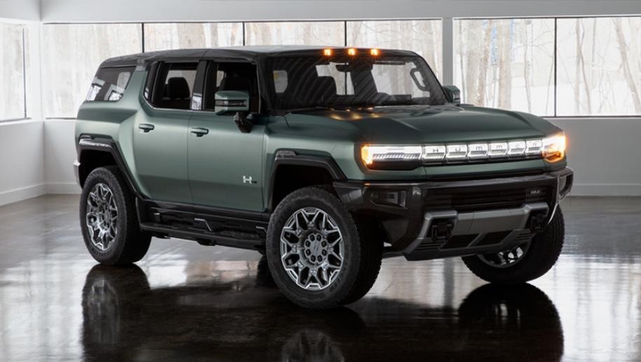 GMC Hummer EV Sitting in a Showroom