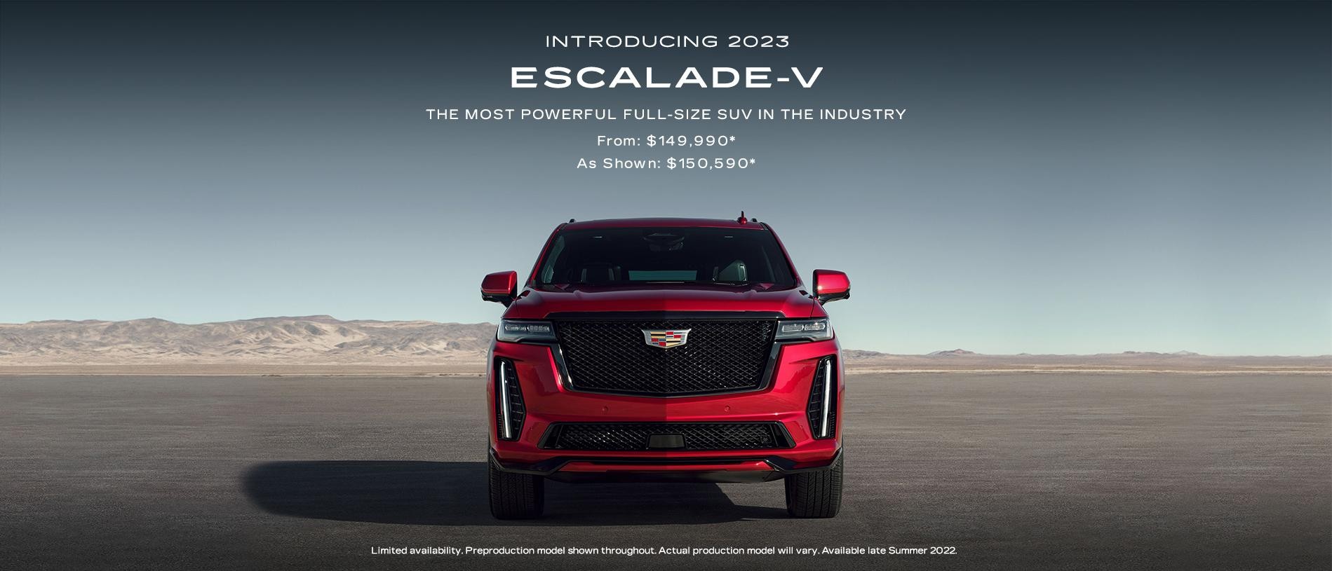 2023 Cadillac Escalade V 