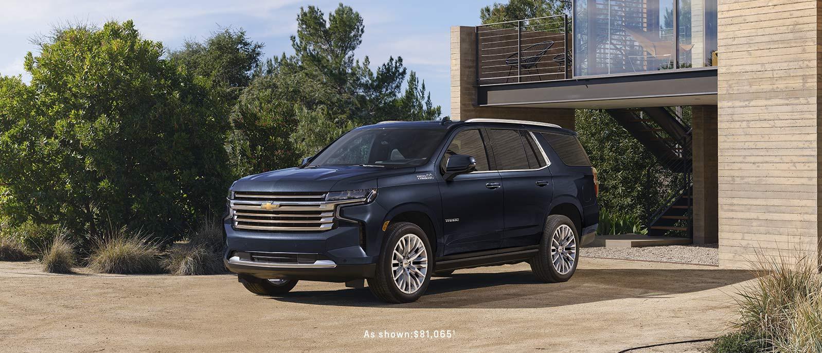 The 2024 Chevrolet Tahoe parked