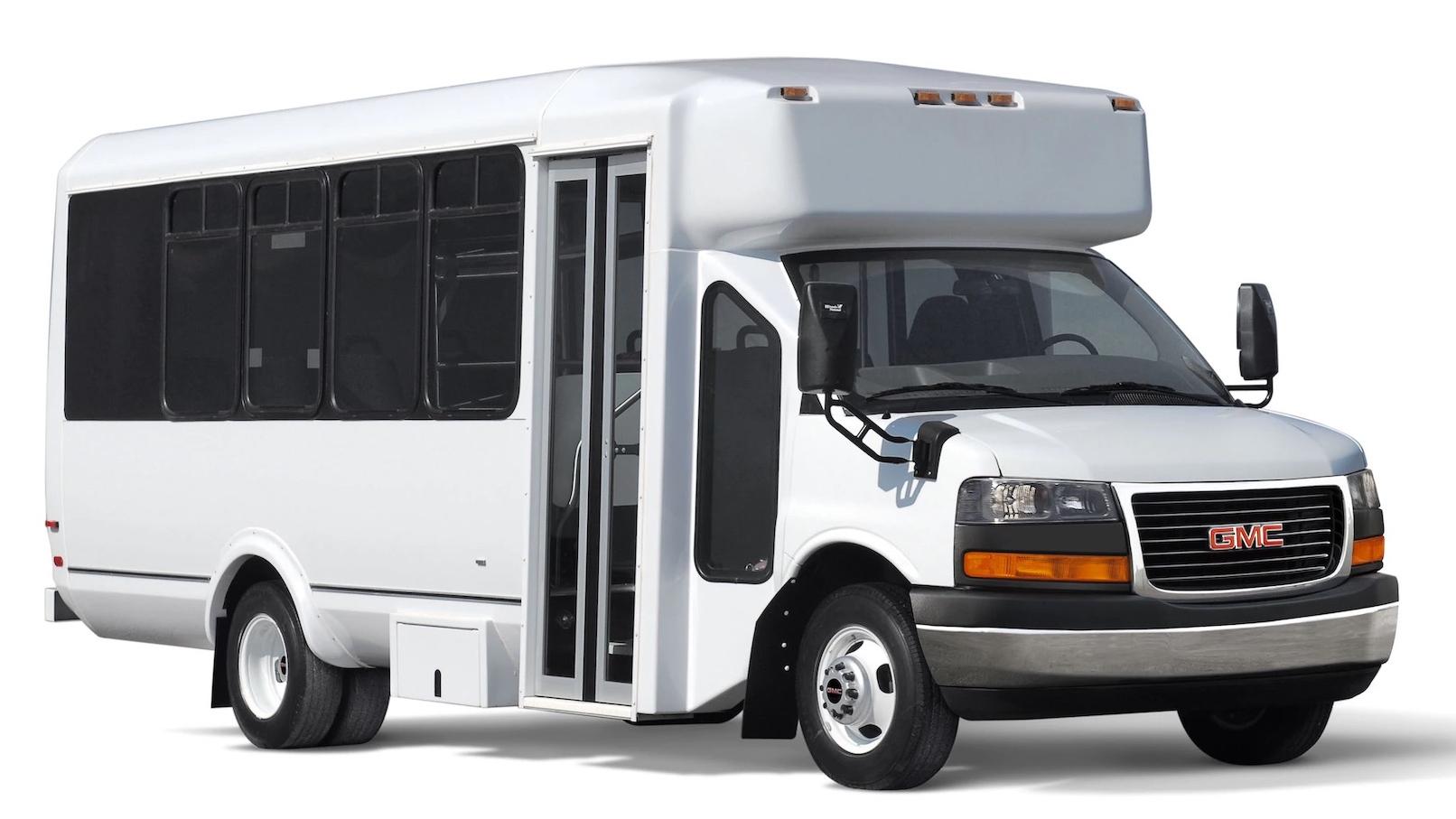 2020 GMC Savana Cutaway Van Upfit Configuration: shuttle bus