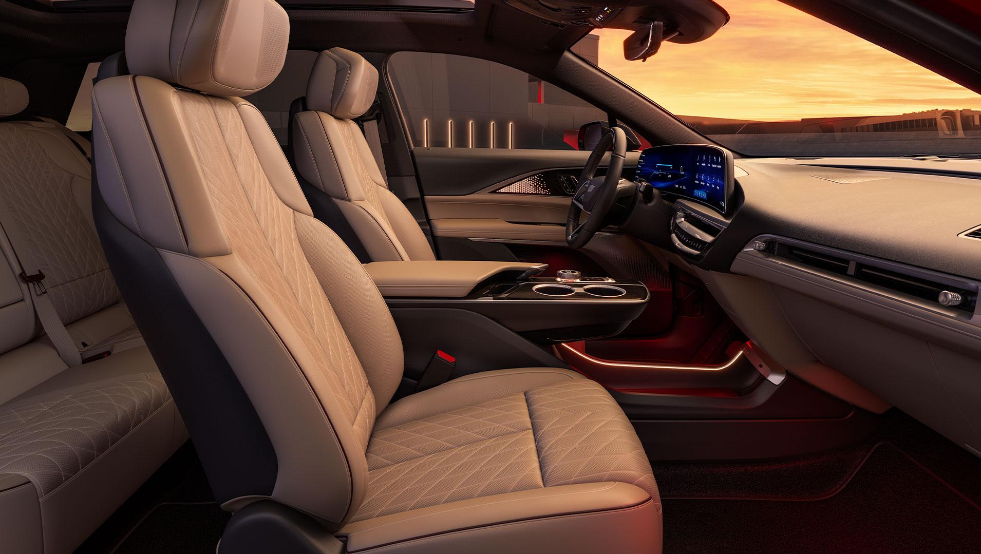 The Masterfully Crafted Interior of the Cadillac LYRIQ