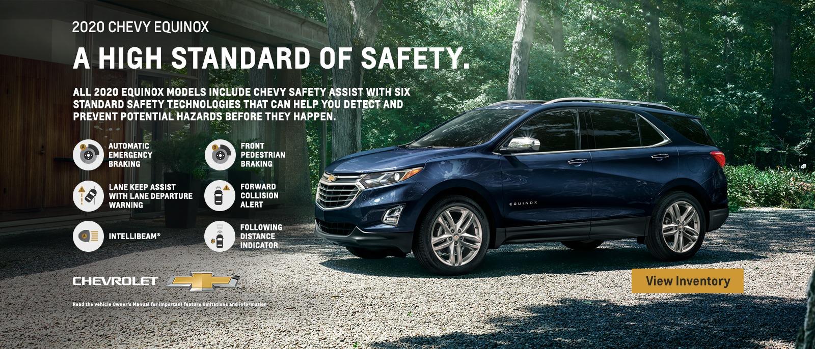 Safety Features for the 2020 Chevy Equinox