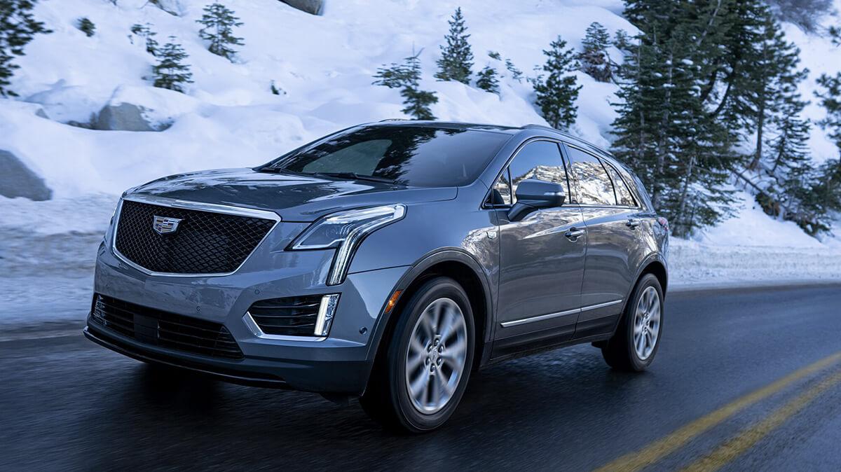 Silver 2021 XT5 Exterior Shot with Snow