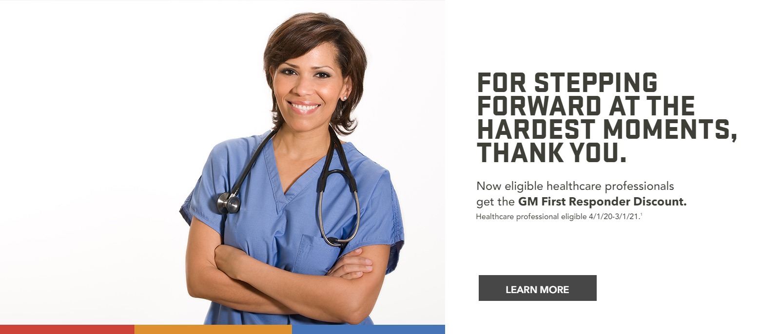 Health Care Providers Now Eligible For GM First Responder Discount