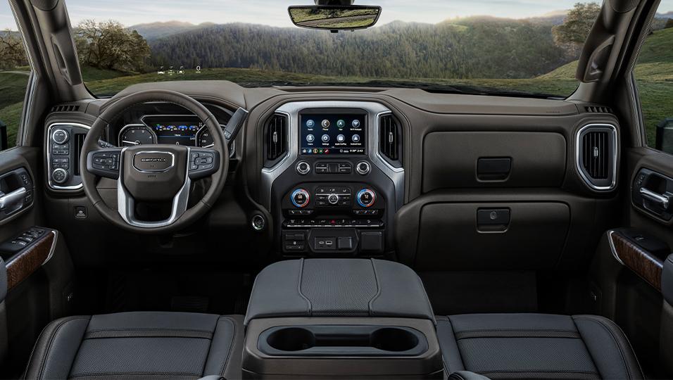 Forge Perforated Leather Seating Surfaces in Sierra HD Denali.