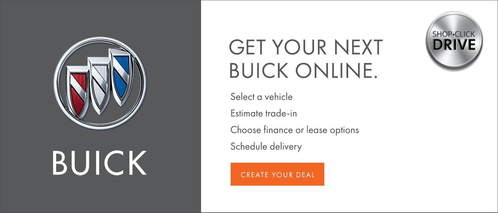 Get Your Next Buick Online.