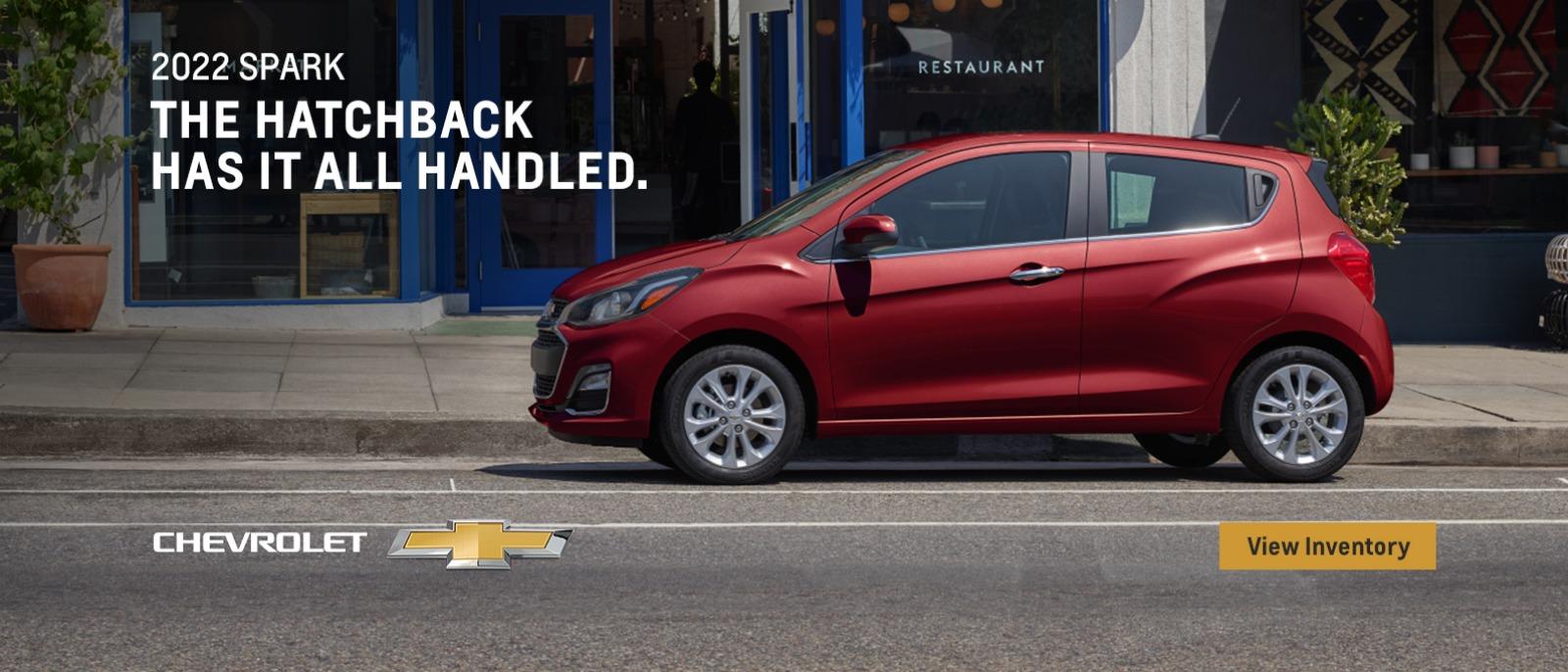 2022 Chevy Spark. The hatchback has it all handled.