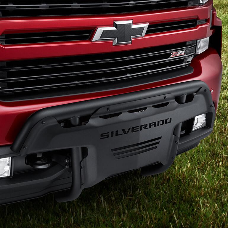 Front Grill on Red Silverado