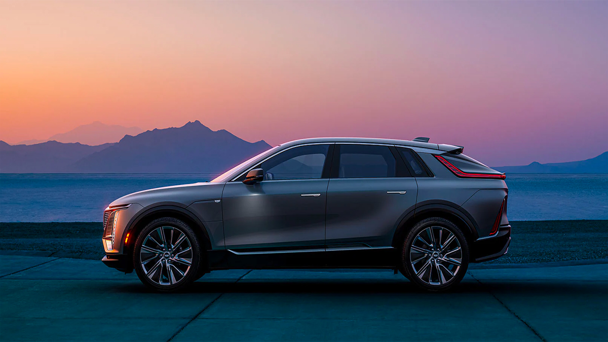 2023 Cadillac All-Electric SUV Side View