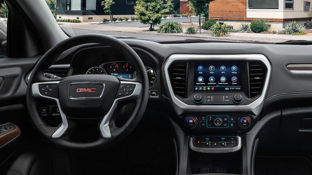 2020 GMC Acadia Mid-Size SUV: interior dashboard