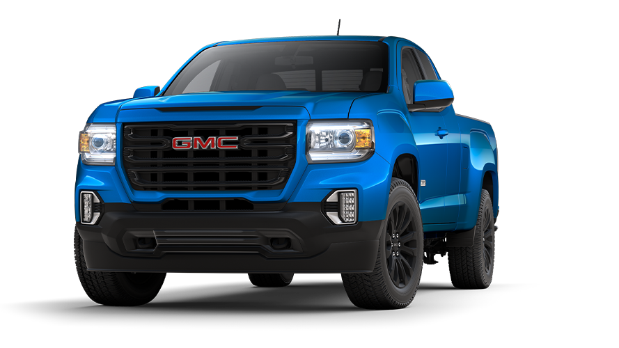2021 GMC Canyon Extended Elevation Dynamic Blue  