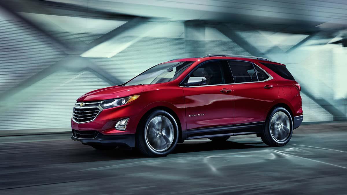 Chevrolet Equinox with blurred background