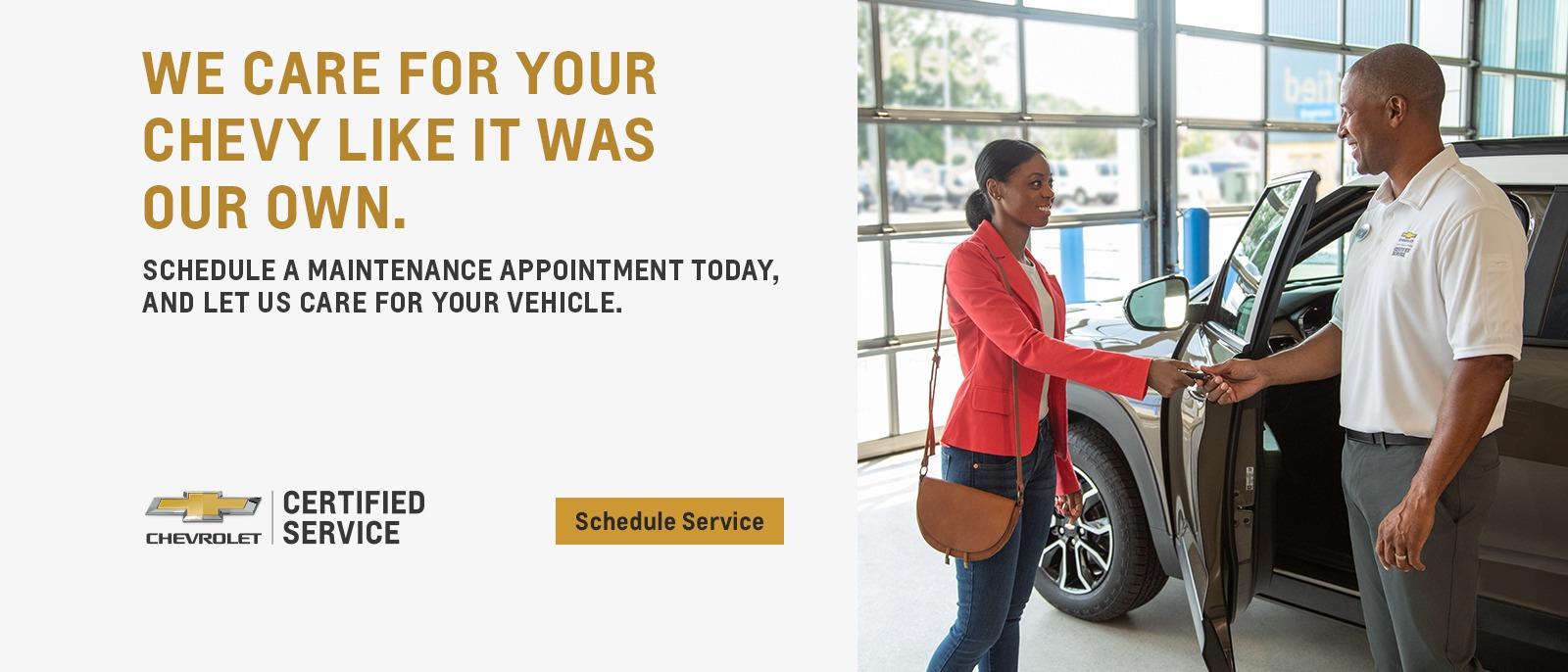 Schedule a maintenance appointment today