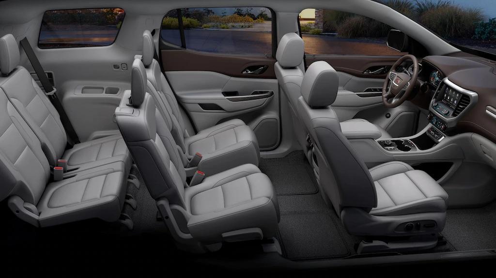 2020 GMC Acadia Mid-Size SUV: interior cabin