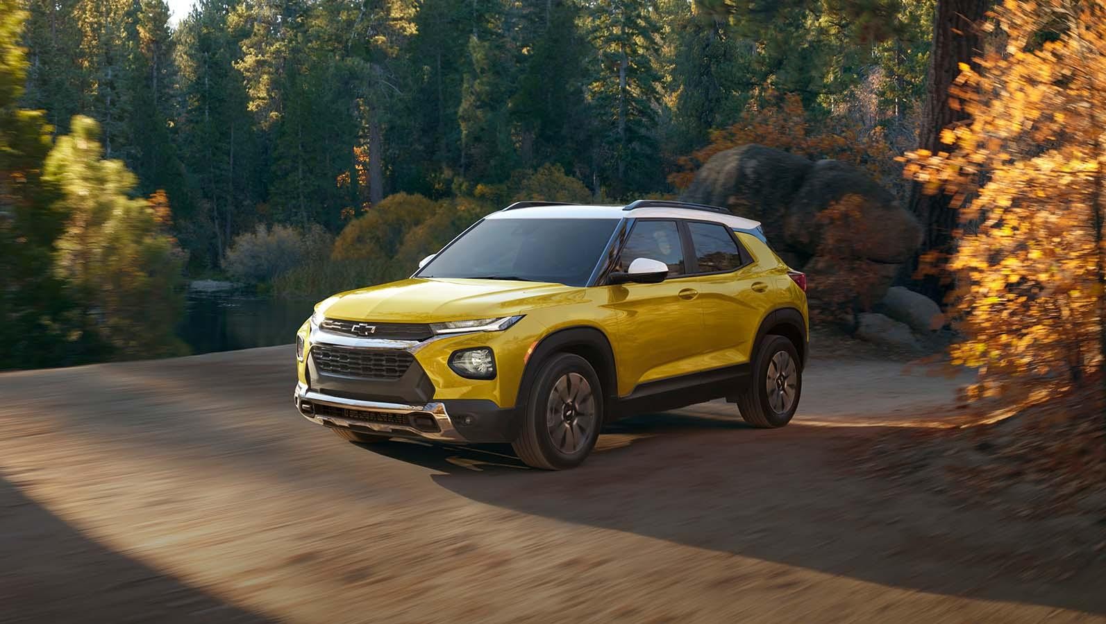 2023 Chevrolet Trailblazer parked in nature.