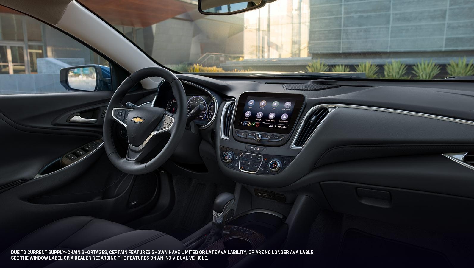 Interior of 2023 Chevrolet Malibu