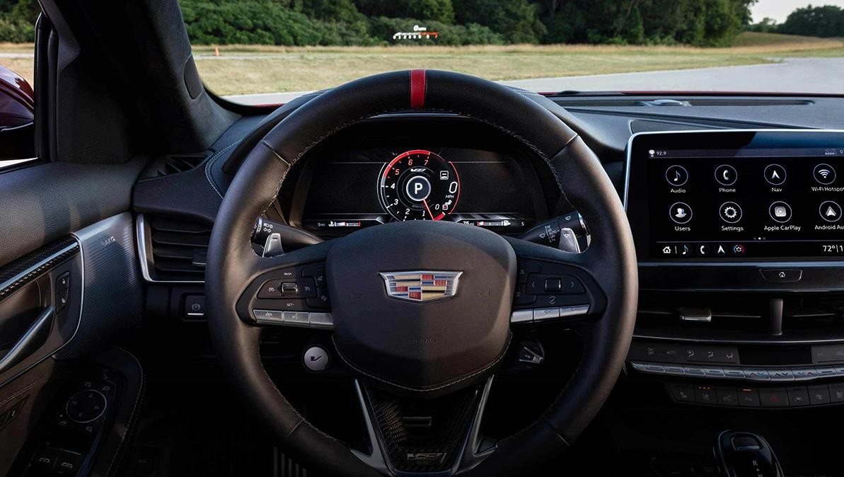 Interior view of 2023 Cadillac CT5-V.