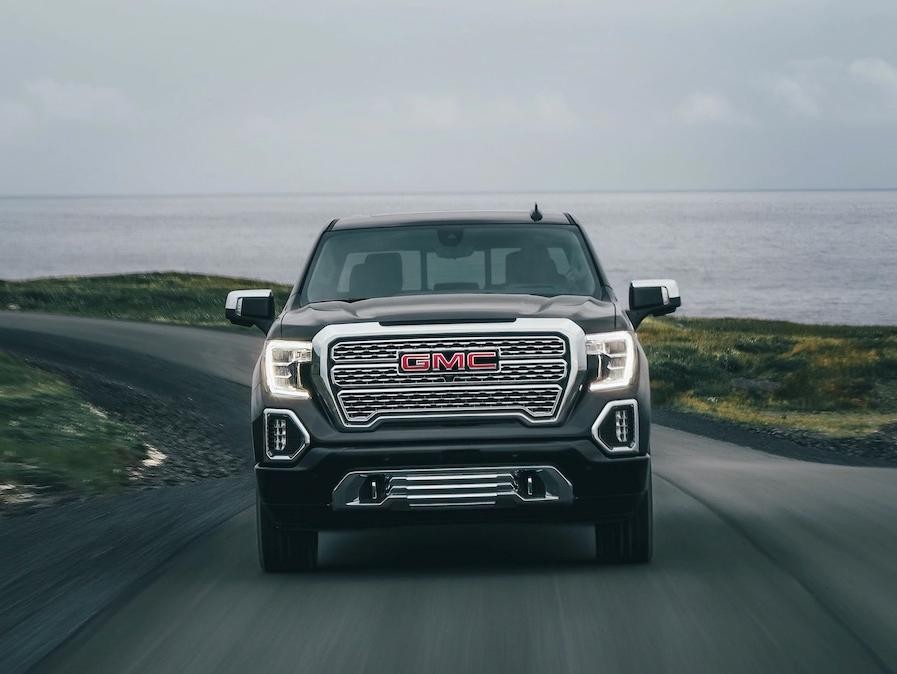 2020 GMC Sierra 1500 Denali Luxury Pickup Truck Exterior Front Shot