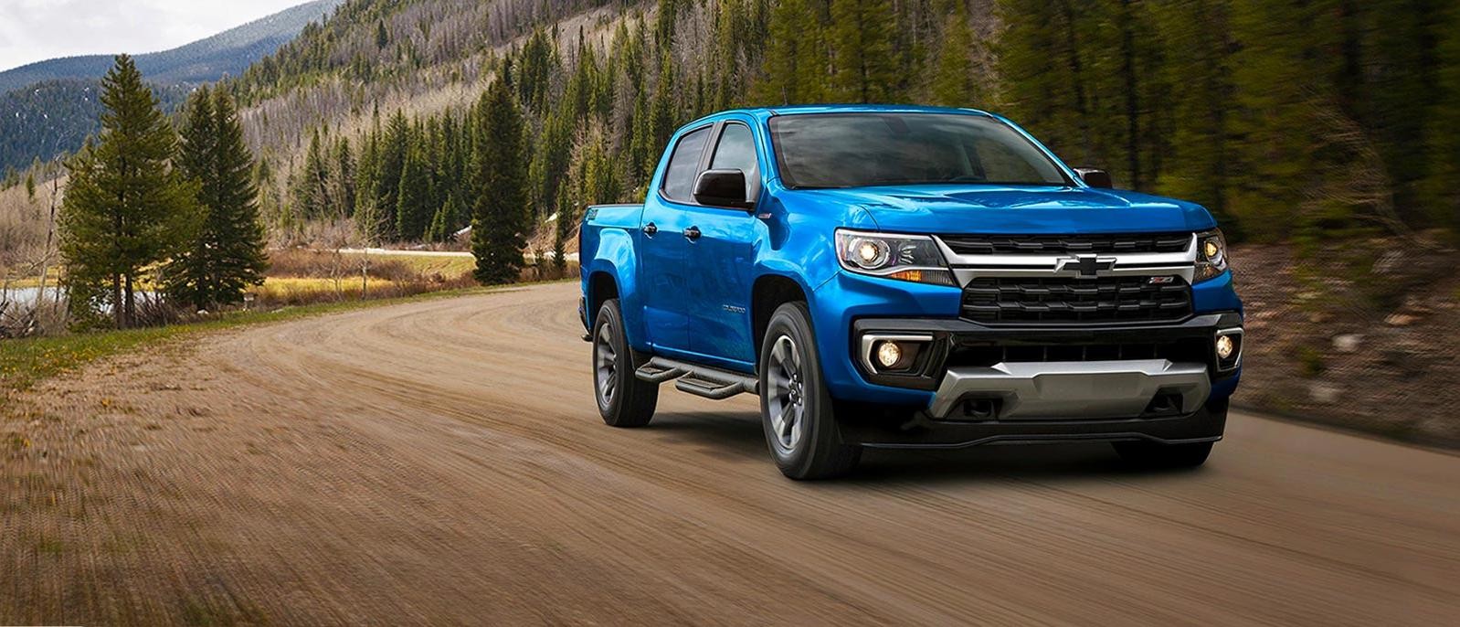 Chevy Colorado on a Mountain Highway