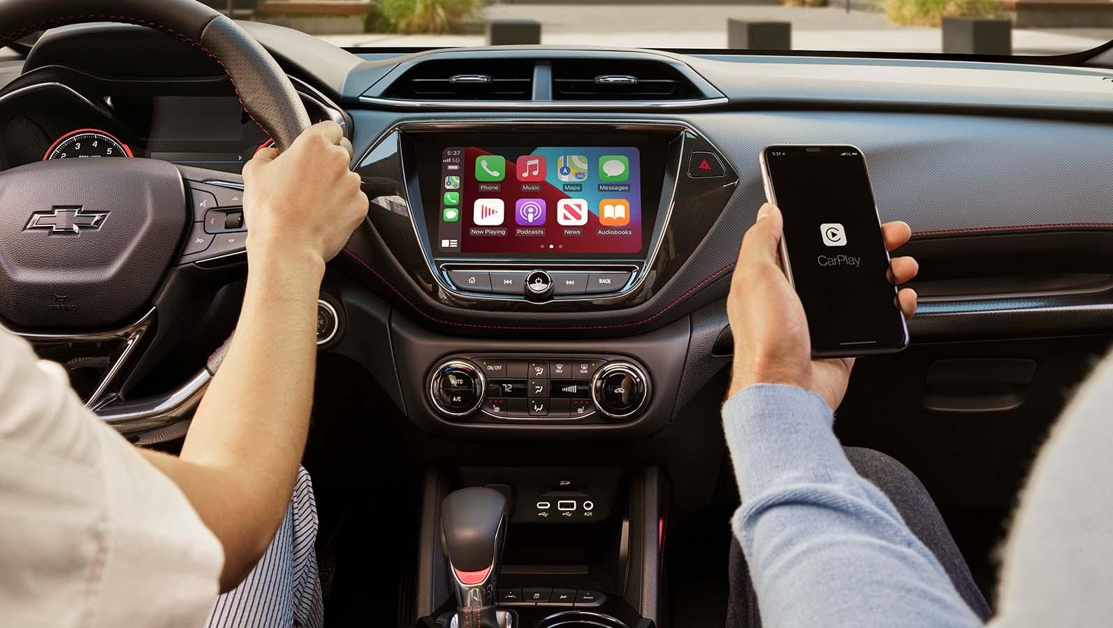 Interior of 2023 Chevrolet Trailblazer.