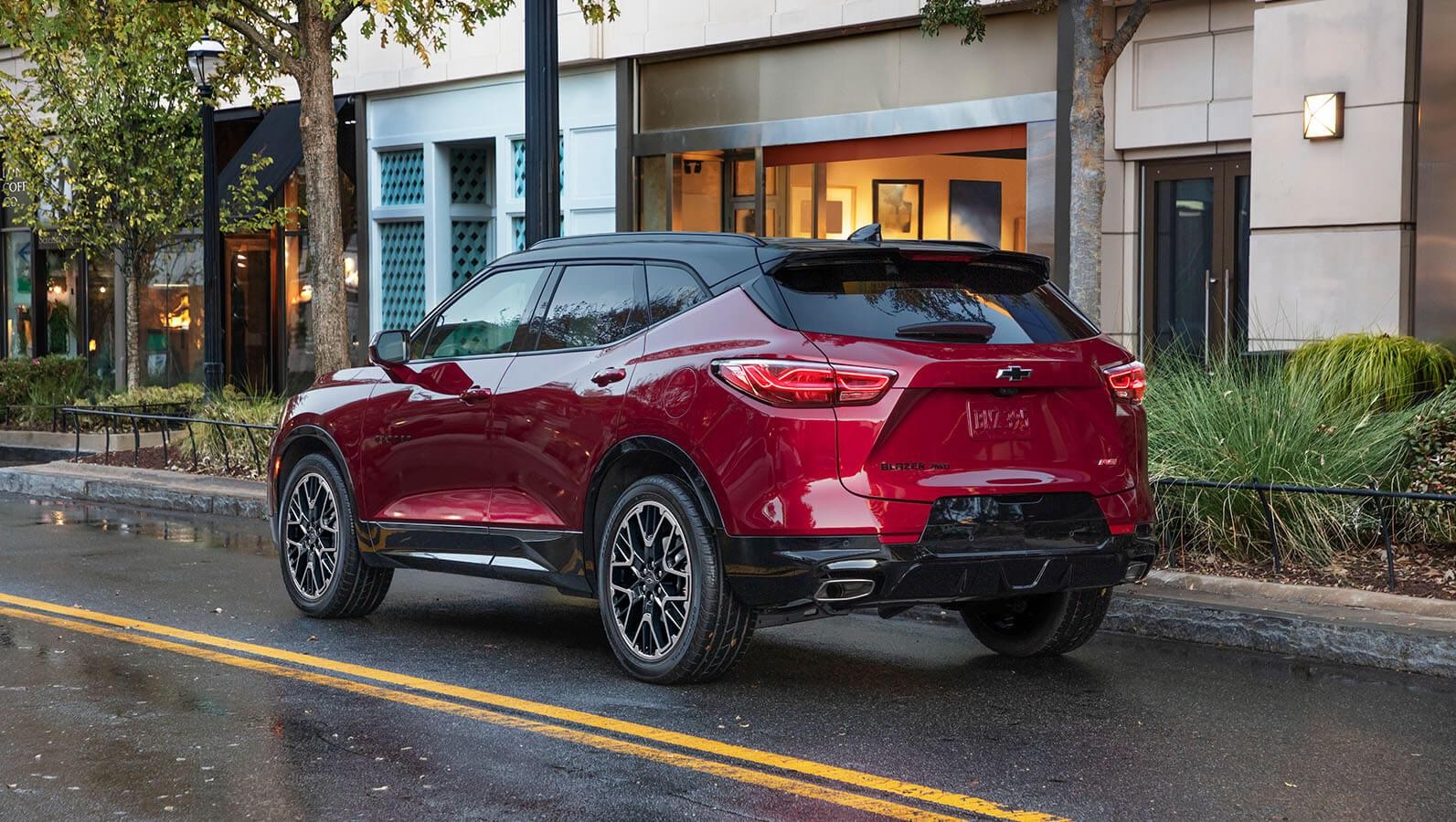 2023 Chevrolet Blazer Parked on sidewalk