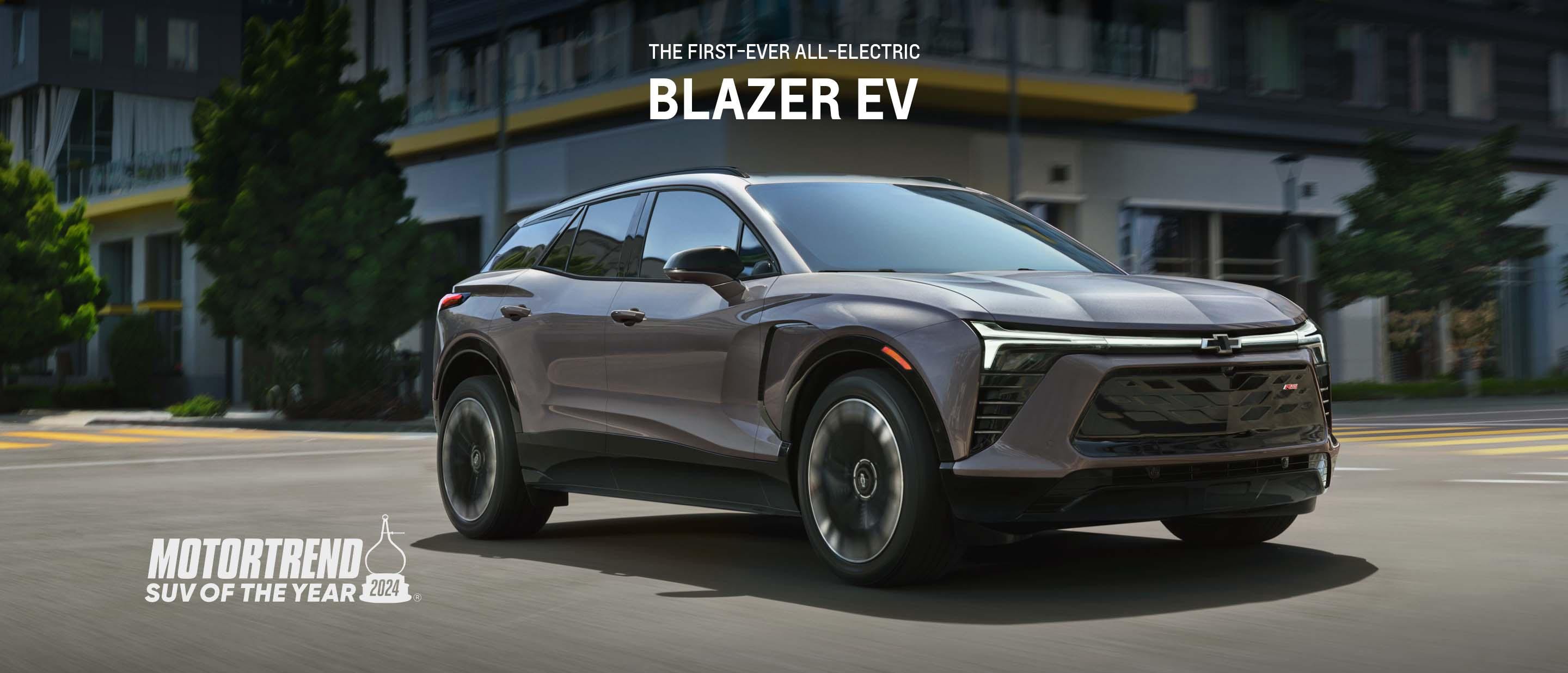 Side view of 2024 Blazer EV.