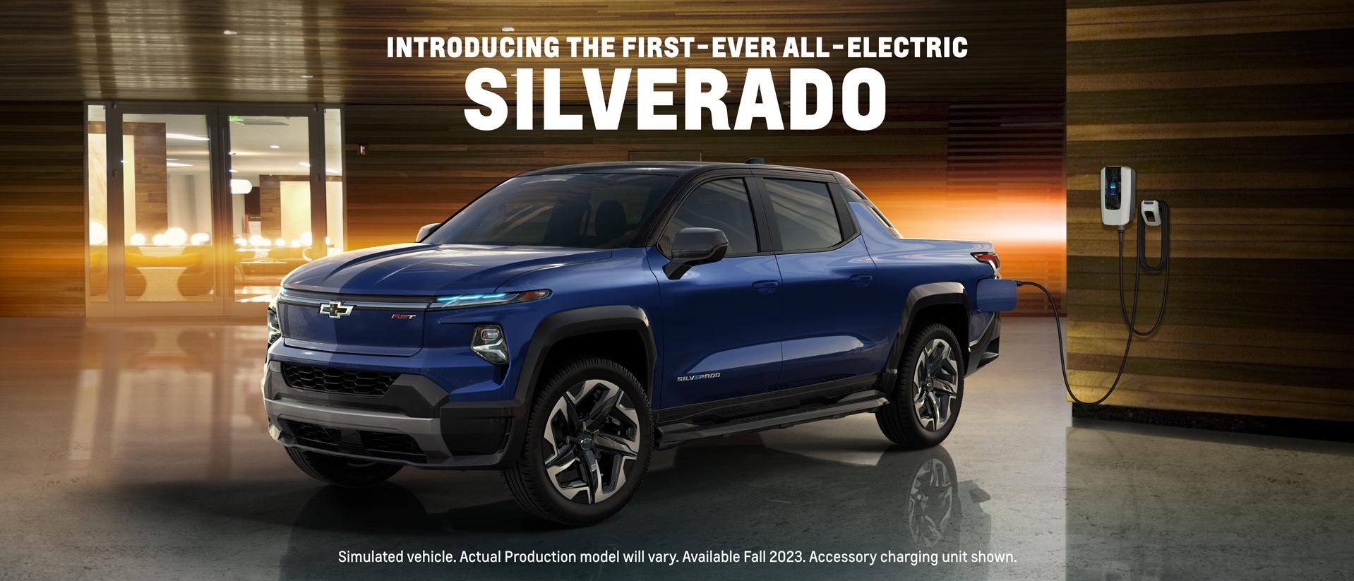 INTRODUCING THE FIRST-EVER ALL-ELECTRIC SILVERADO