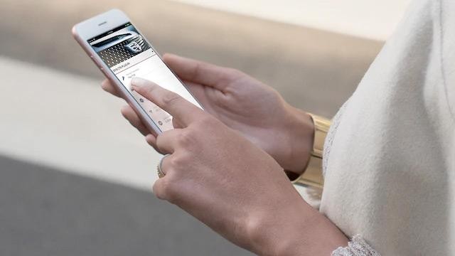 woman using cell phone