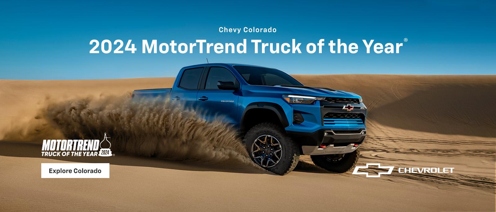 Colorado. 2024 MotorTrend Truck of the Year