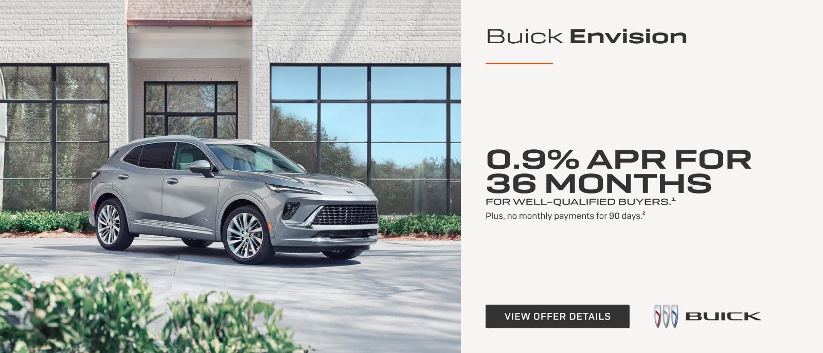 0.9% APR FOR 36 MONTHS 
FOR WELL-QUALIFIED BUYERS.1

Plus, no monthly payments for 90 days. 2