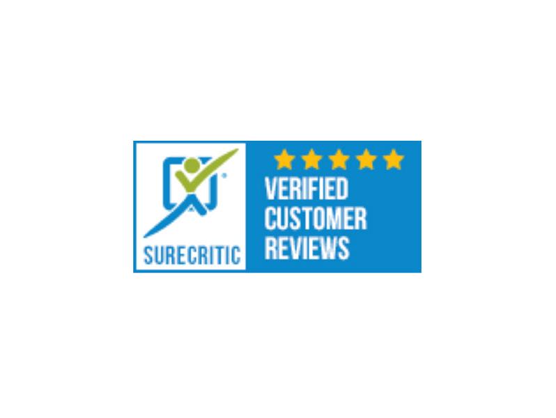 Surecritic Verified Customer Reviews Logo